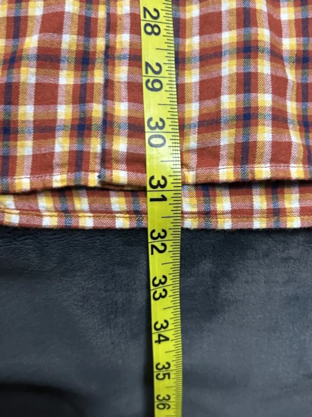 J.Crew Brushed Twill Classic Fit Plaid Shirt Xl Brown Yellow Cotton